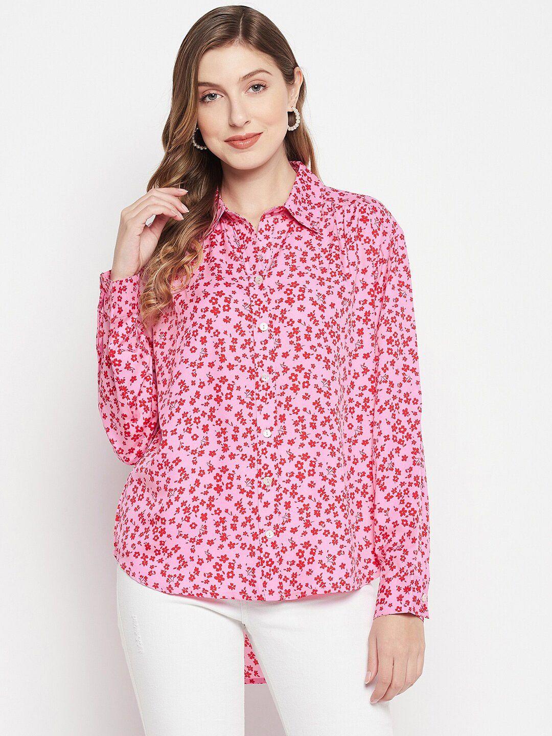 color cocktail women floral printed casual shirt