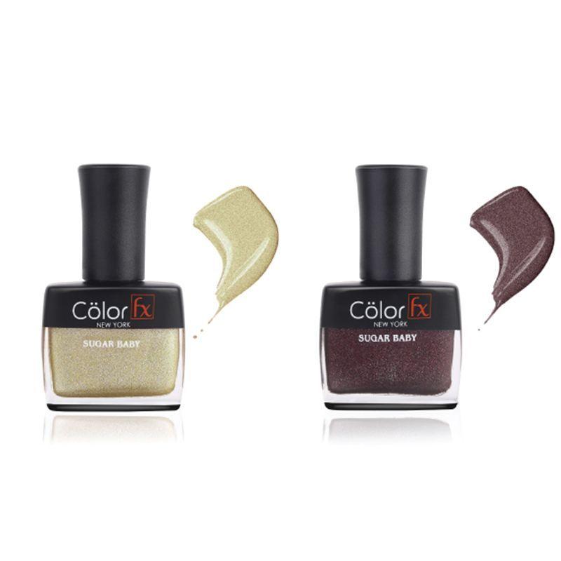 color fx sugar baby wedding collection nail enamel - pack of 2