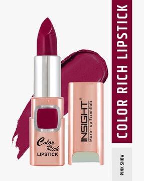 color rich lipstick - pink show