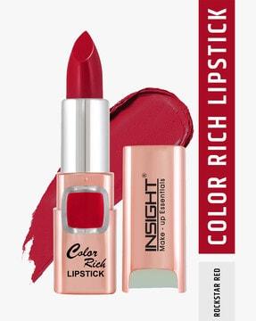 color rich lipstick - rockstar red