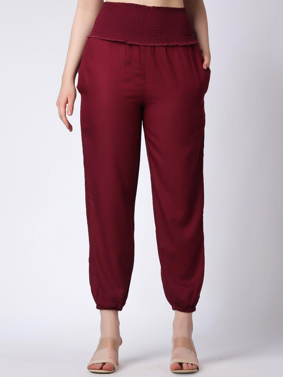 color studio women high-rise relaxed easy wash maternity joggers