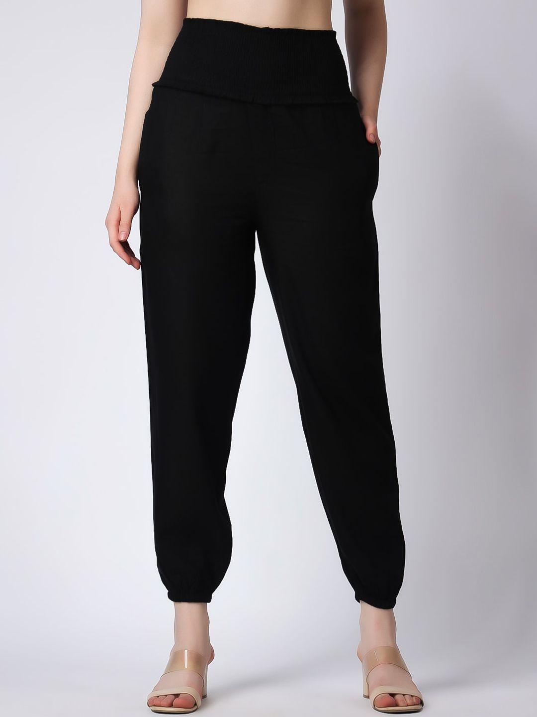 color studio women high-rise relaxed easy wash maternity joggers