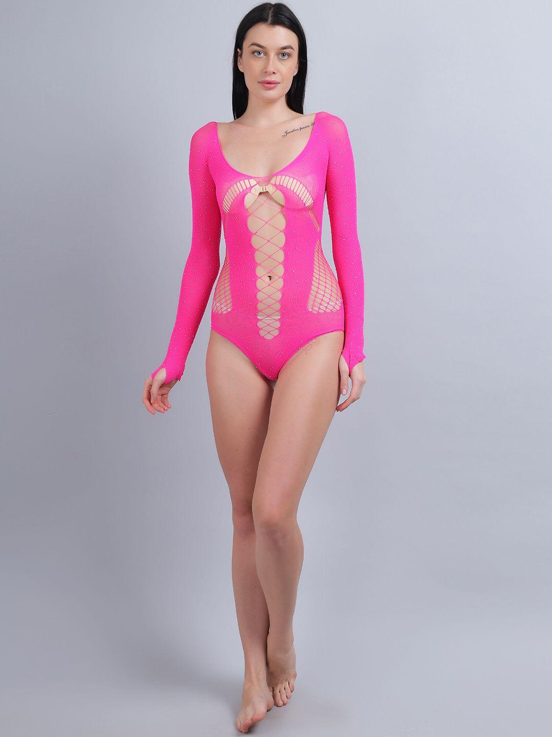 color style embellished stretchable baby doll