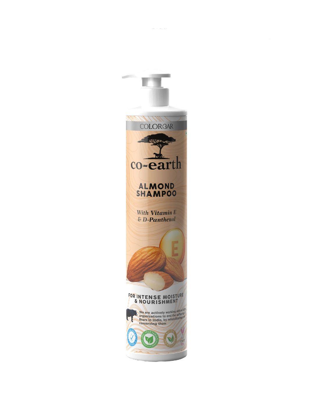 colorbar co-earth almond shampoo with vitamin e & d-panthenol - 300 ml