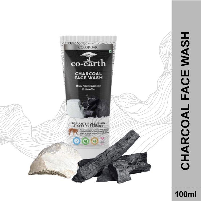 colorbar co-earth charcoal face wash