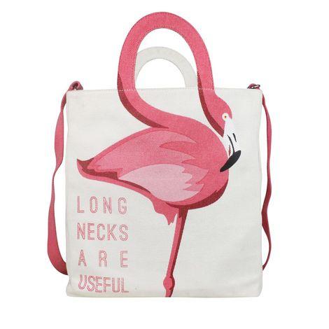 colorbar co-earth miss flamingo tote - perky pink 720gm