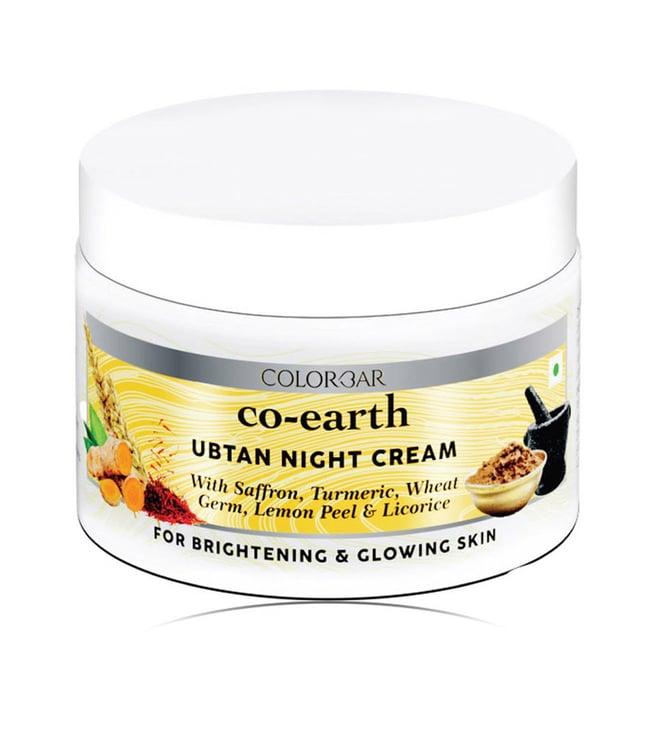 colorbar co-earth ubtan night cream - 50 gm