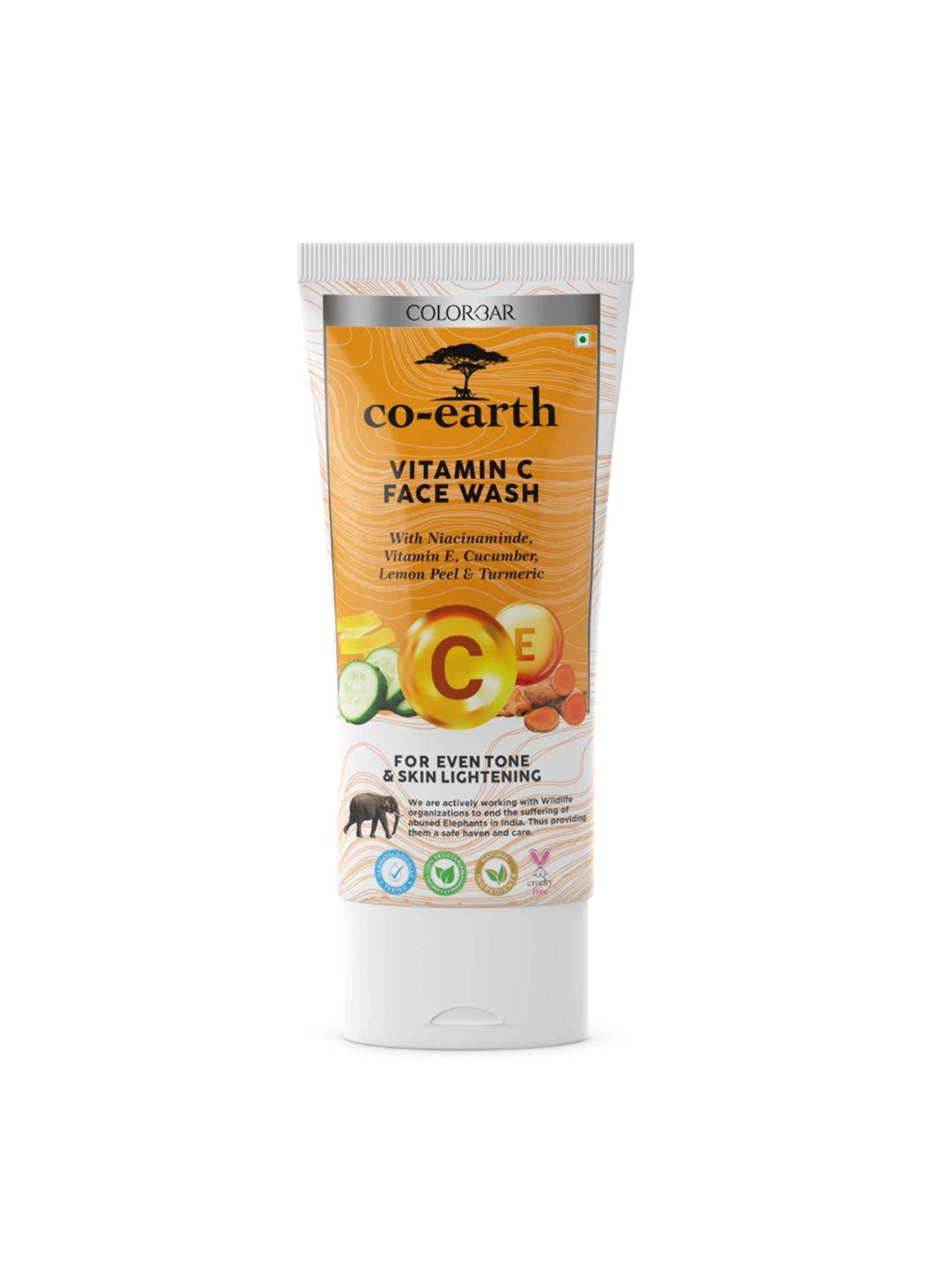 colorbar co-earth vitamin c face wash with niacinamide & vitamin e - 100 g