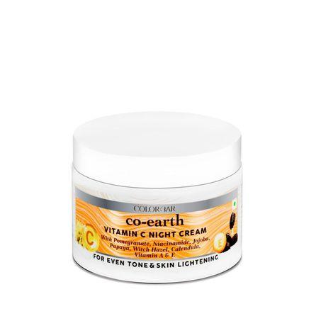 colorbar co-earth vitamin c night cream-(50g)