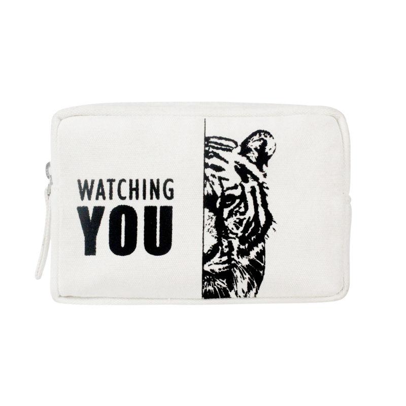 colorbar eye of the tiger box pouch - cloud white