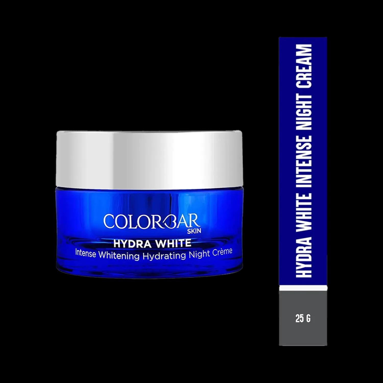 colorbar hydra white intense whitening night cream (25g)