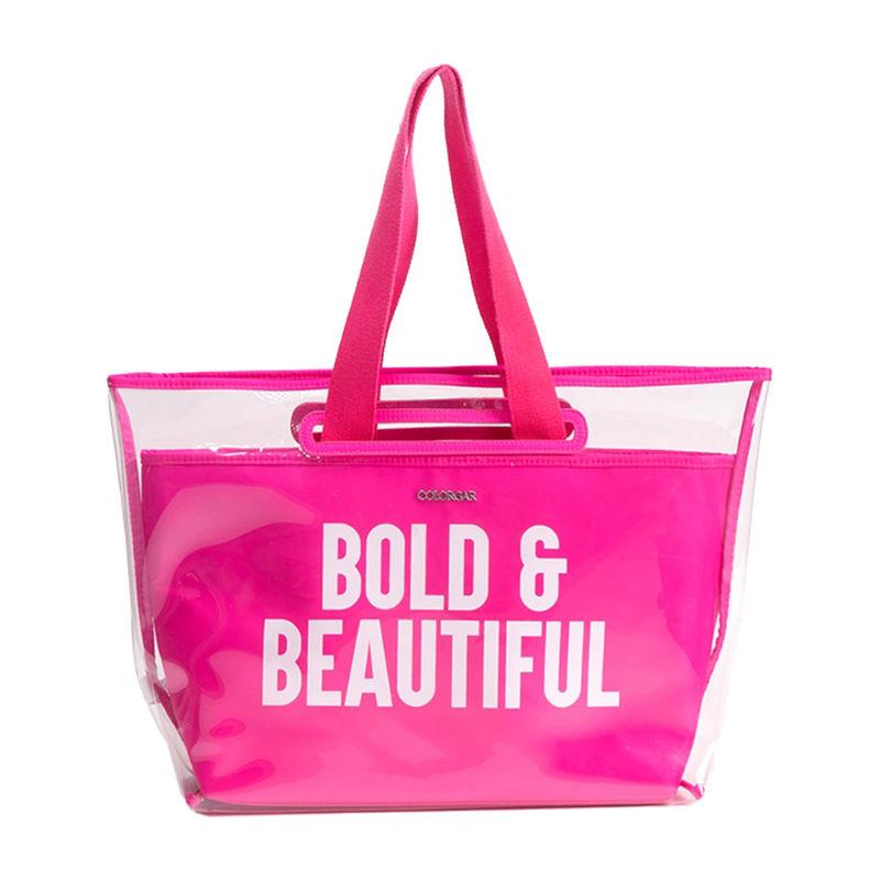 colorbar the bold & beautiful tote - neon pink