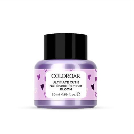 colorbar ultimate cutie nail enamel remover - bloom (purple)