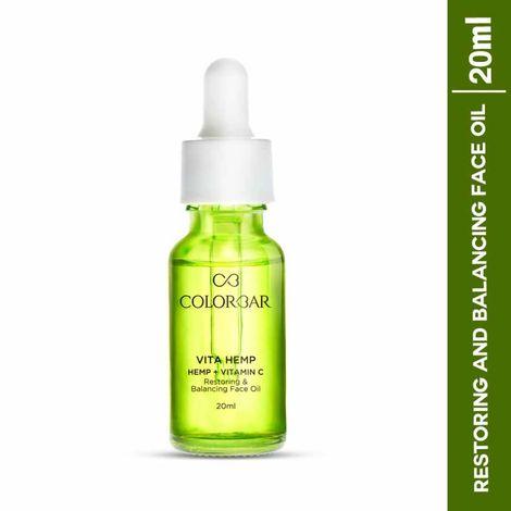 colorbar vita hemp restoring and balancing face oil (20 ml)
