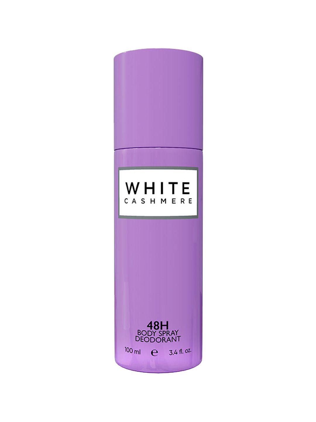 colorbar women white cashmere 48h body spray deodorant - 100 ml