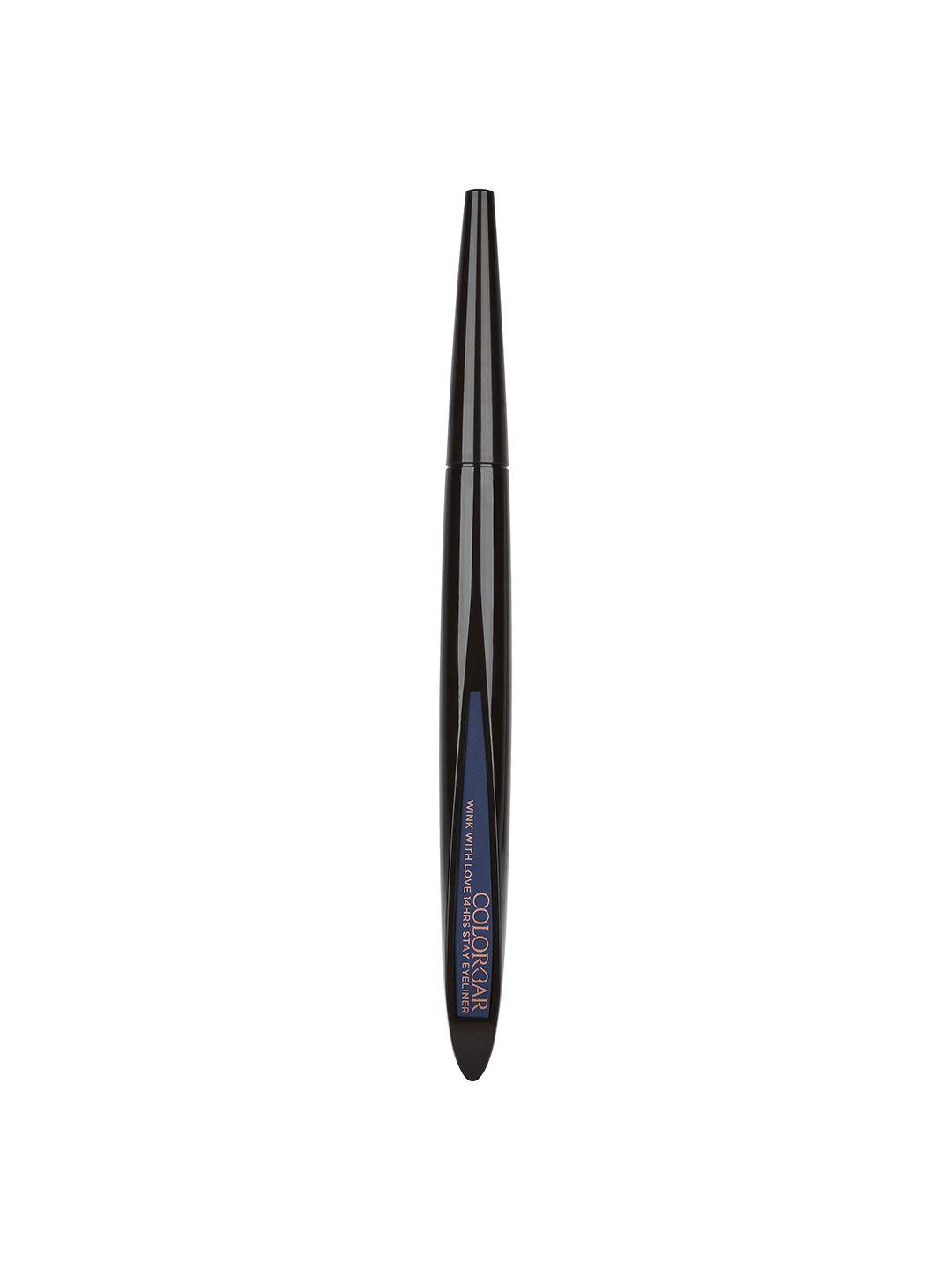 colorbar x jacqueline wink with love 14hrs stay eyeliner 1 ml - navy night 003