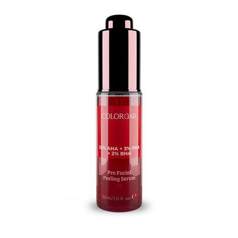 colorbar pro facial peeling serum 25%aha + 2% bha + 3%pha 30ml