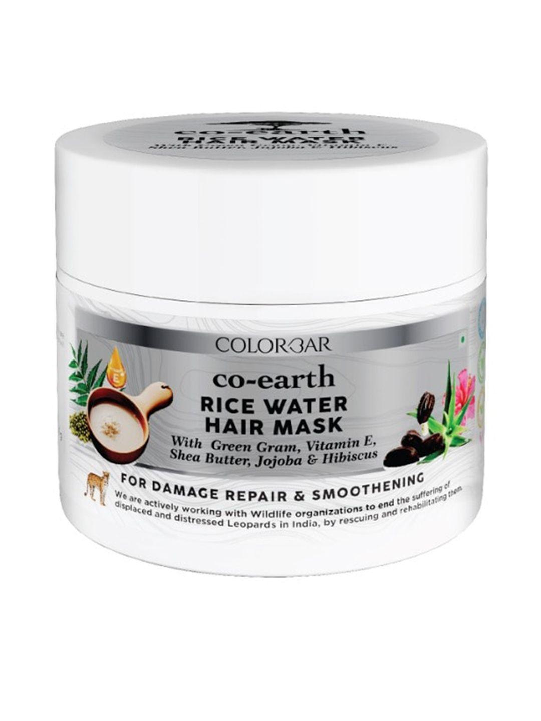 colorbar  white co-earth rice water hair mask 200 g