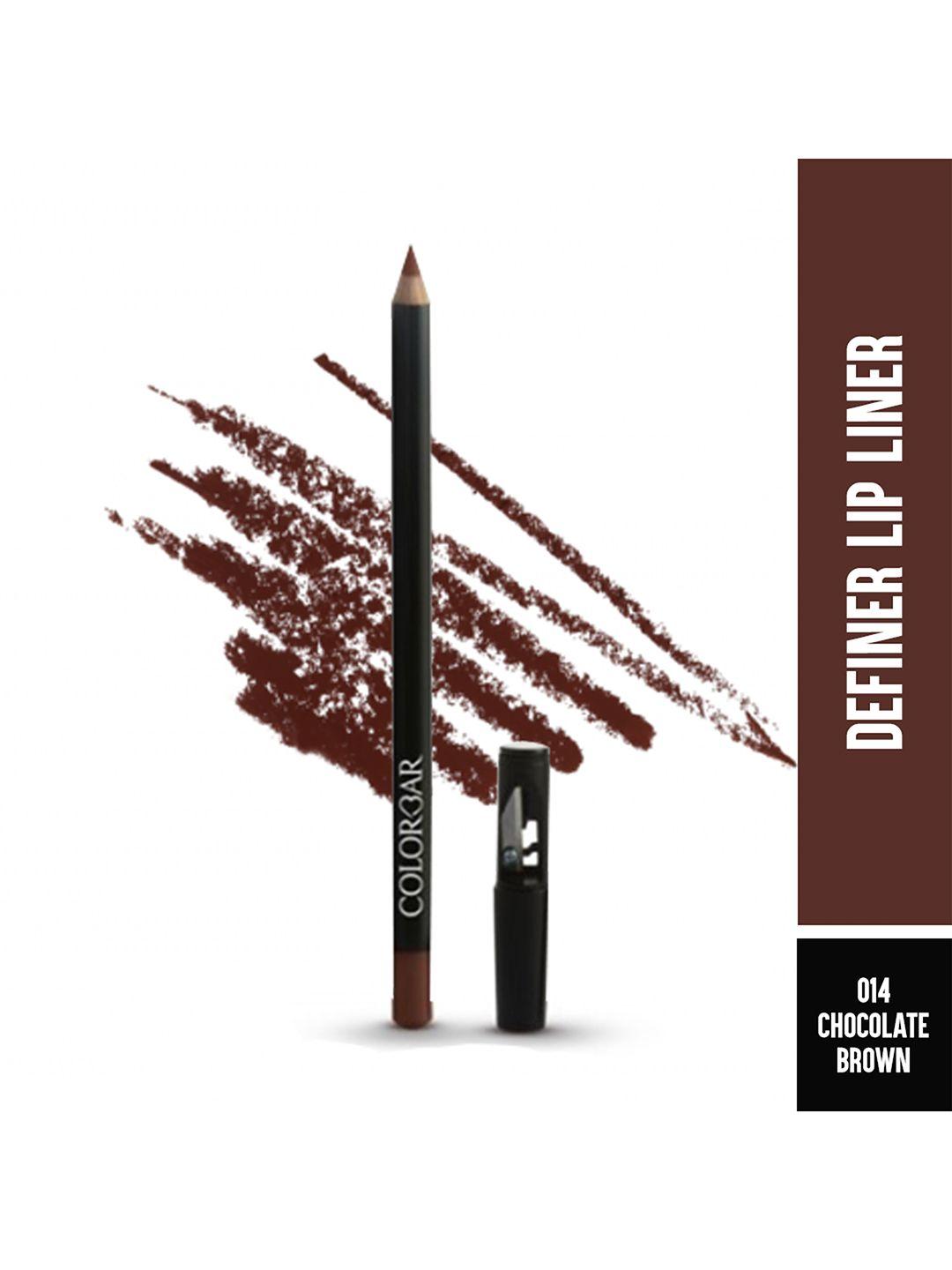 colorbar chocolate brown definer lip liner 014
