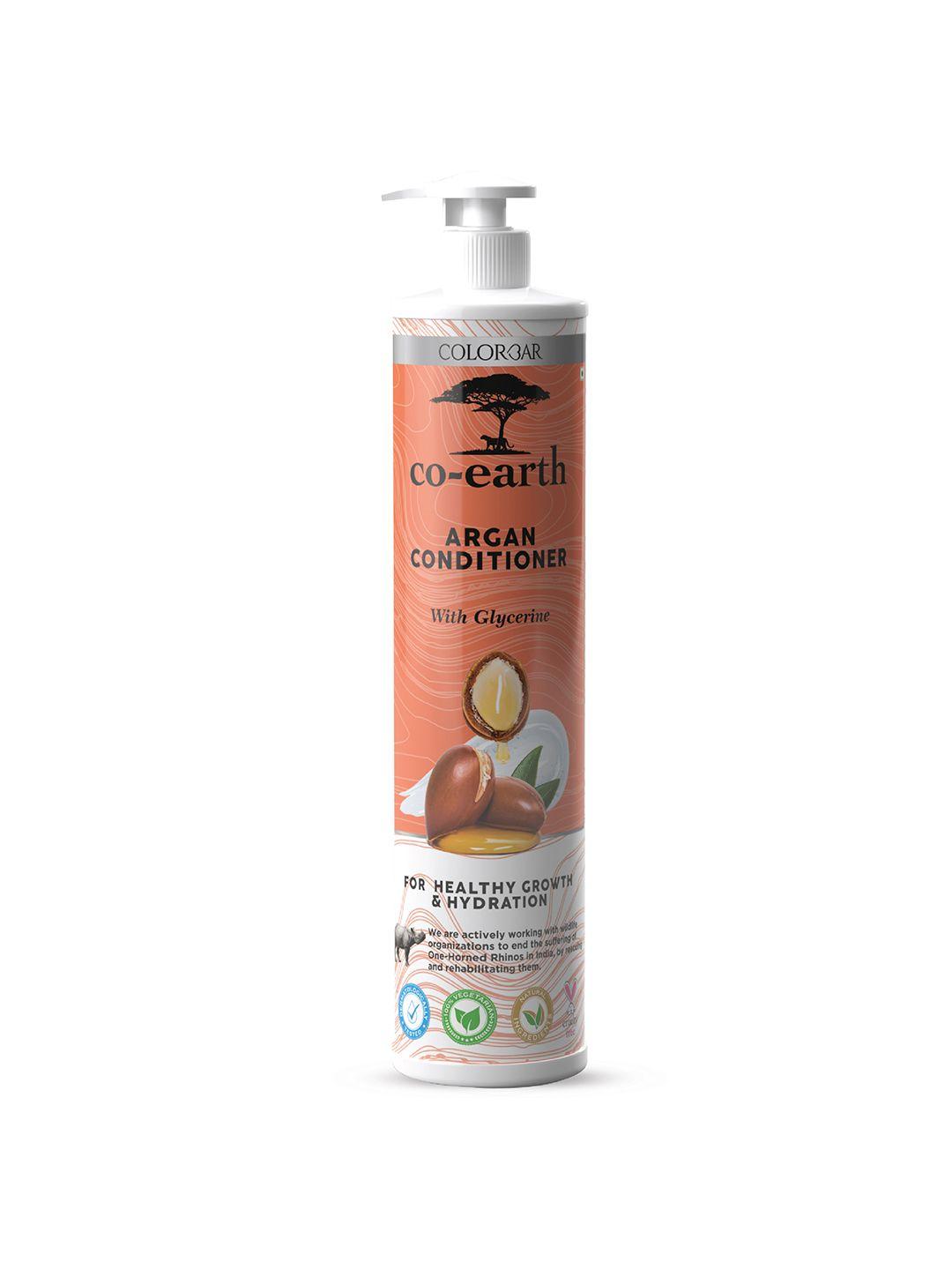 colorbar co-earth argan cruelty-free conditioner with glycerin - 300 ml