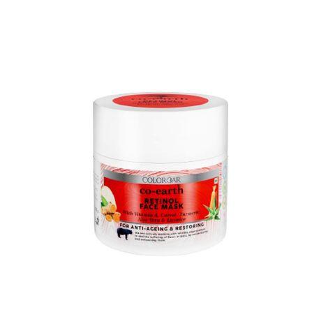 colorbar co-earth retinol face mask-(100g)