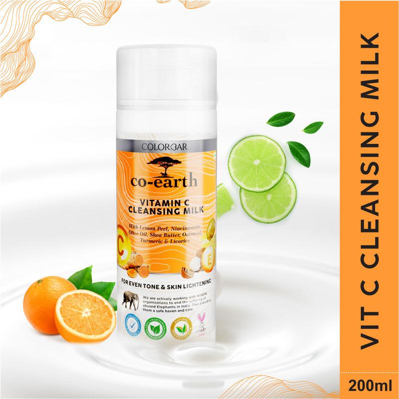 colorbar co-earth vitamin c cleansing milk