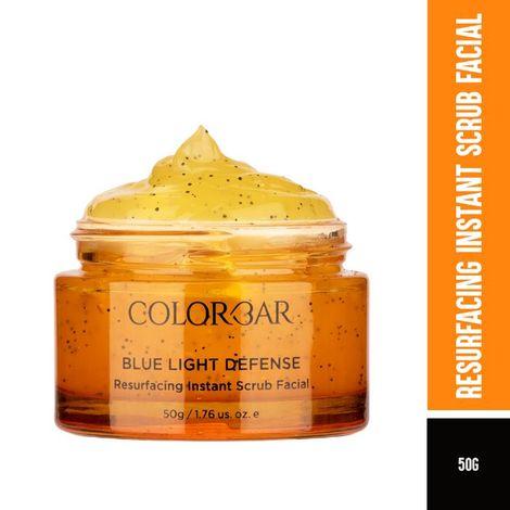 colorbar cosmetics resurfacing instant scrub facial