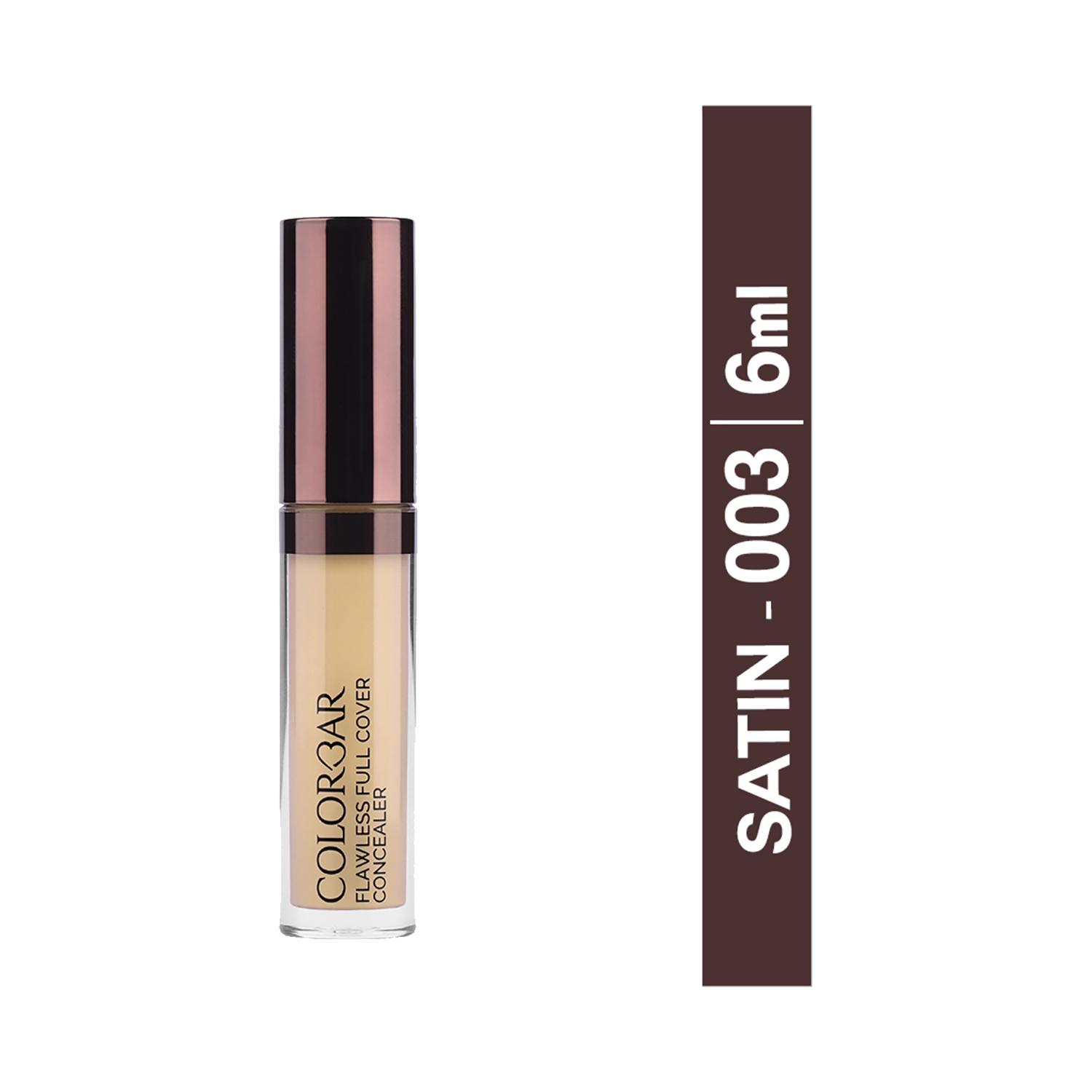 colorbar flawless full cover concealer new - 003 satin (6ml)