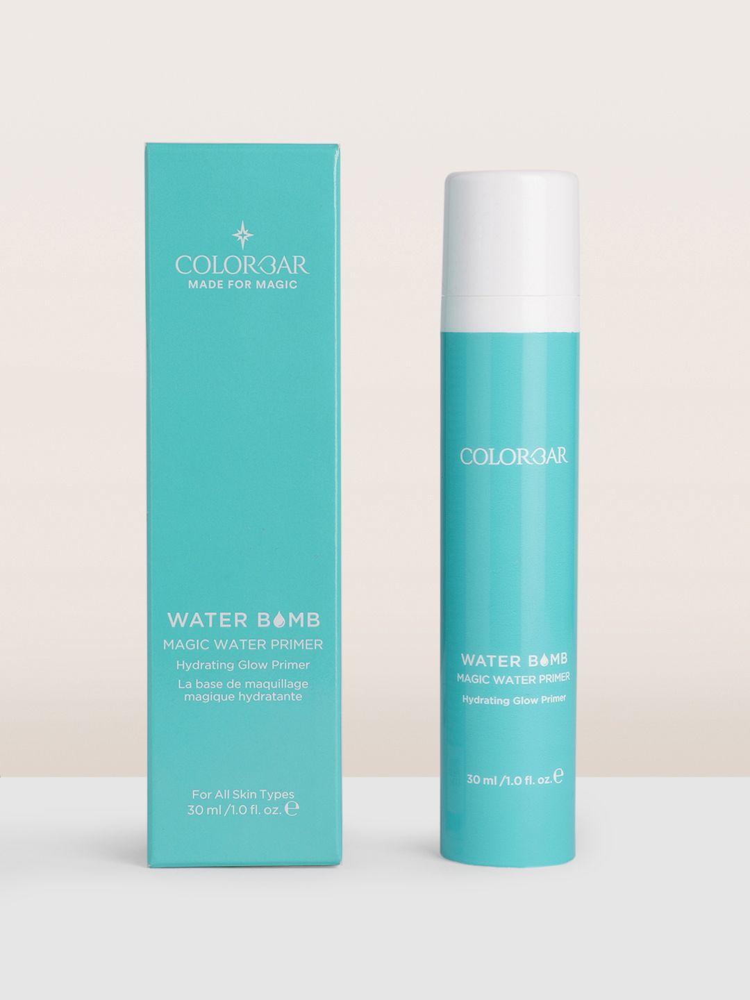 colorbar water bomb magic water hydrating glow primer with hazelnut oil - 30 ml