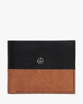 colorblock bi-fold wallet
