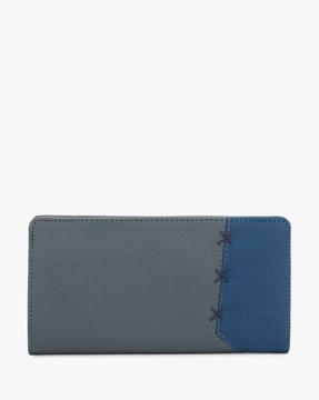 colorblock bi-fold wallet