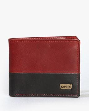 colorblock bi-fold wallet