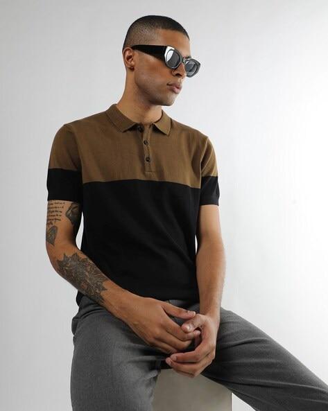 colorblock polo t-shirt