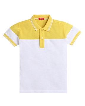 colorblock polo t-shirt