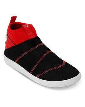 colorblock slip-on casual shoes
