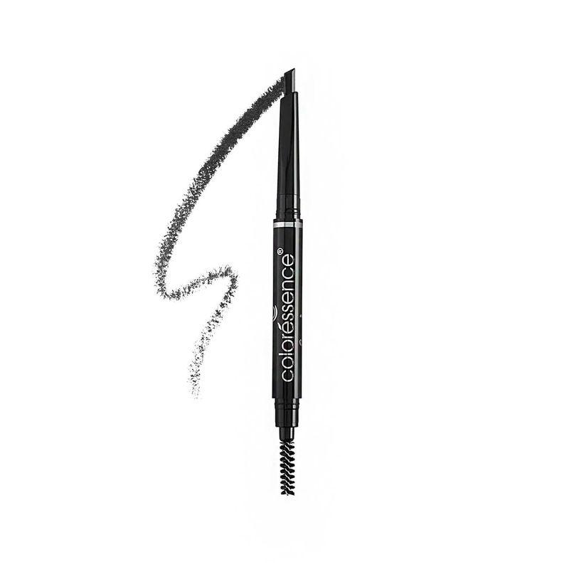 coloressence expert eyebrow pencil 2 in 1 brow filling with spoolie shaping styler - (grey)
