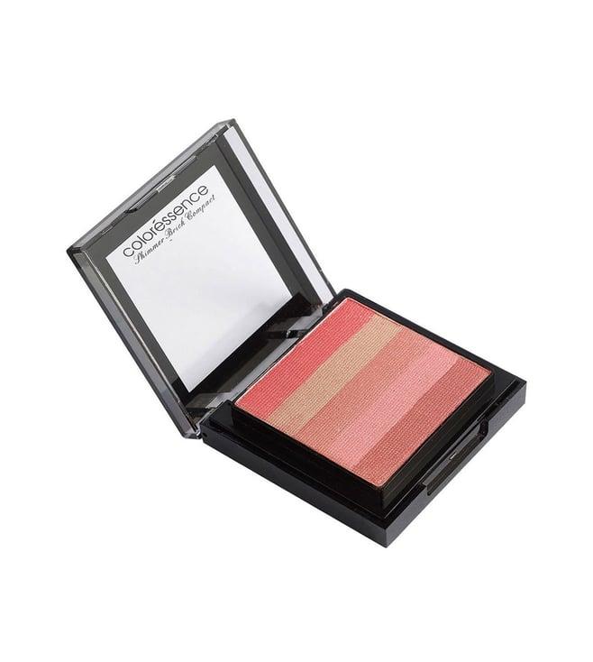 coloressence shimmer brick compact highlighter & blusher palette nectar - 15 gm
