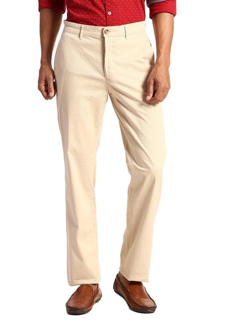 colorplus medium fawn tailored fit trousers