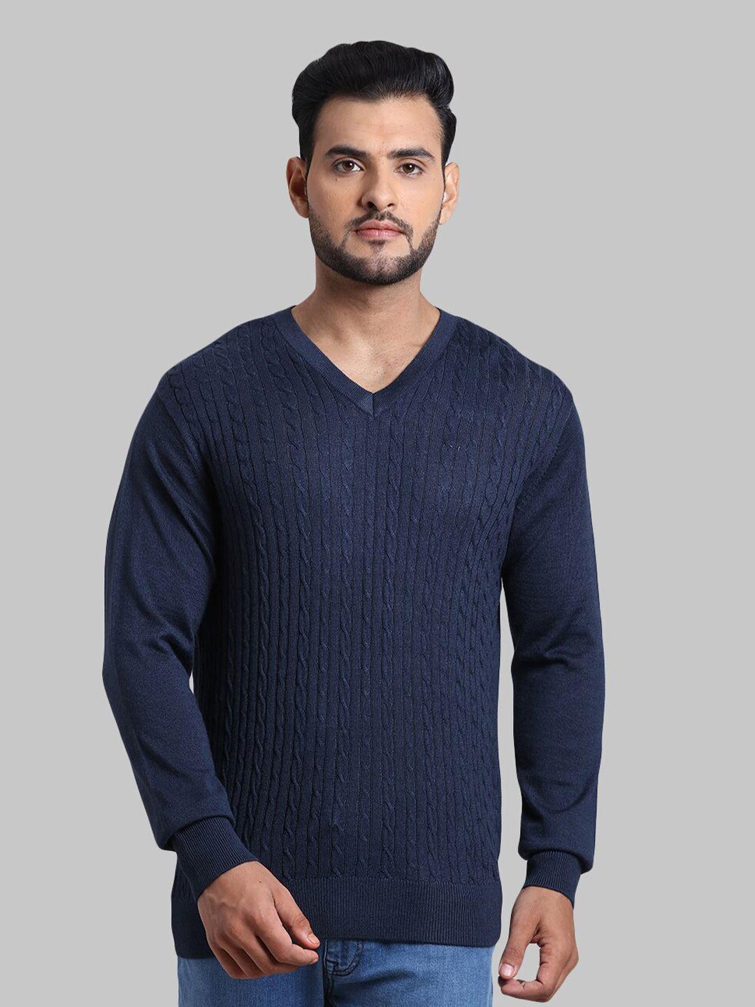 colorplus-men-blue-pullover-sweater