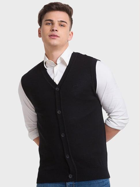 colorplus black regular fit cardigan