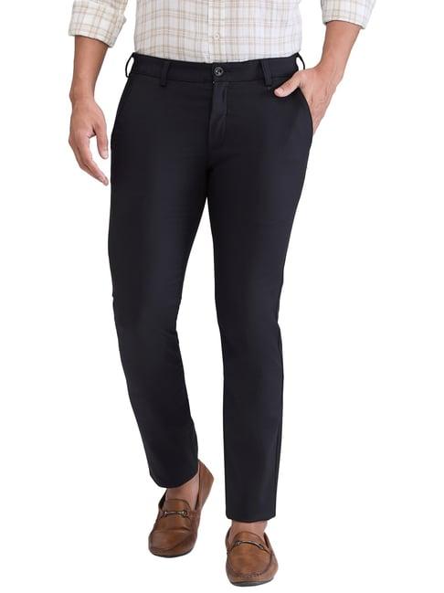 colorplus black super slim fit trousers