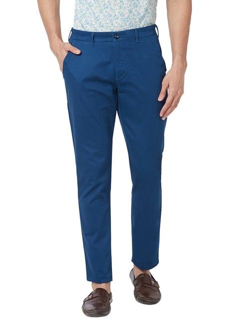 colorplus dark blue super slim fit trousers