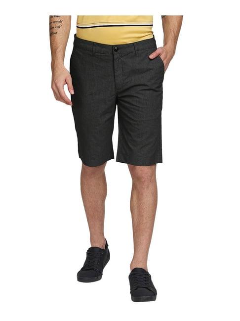 colorplus dark grey self print shorts
