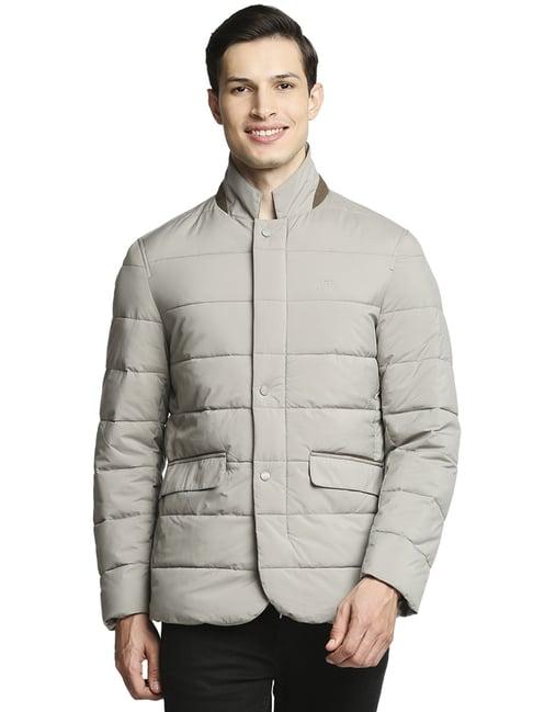 colorplus grey  tailored fit quilted jackets