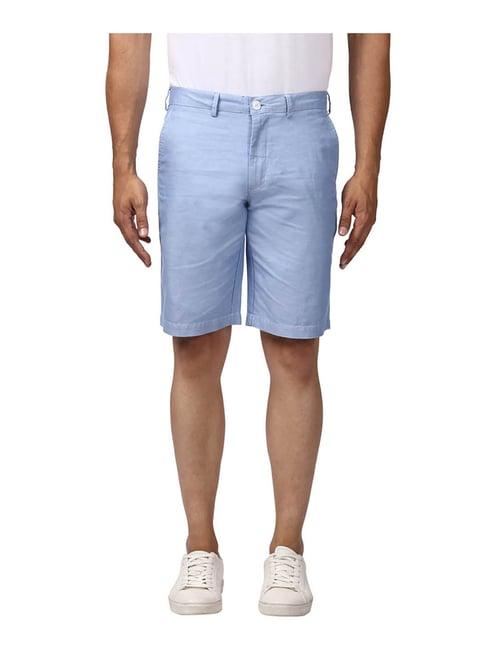 colorplus light blue tailored fit shorts