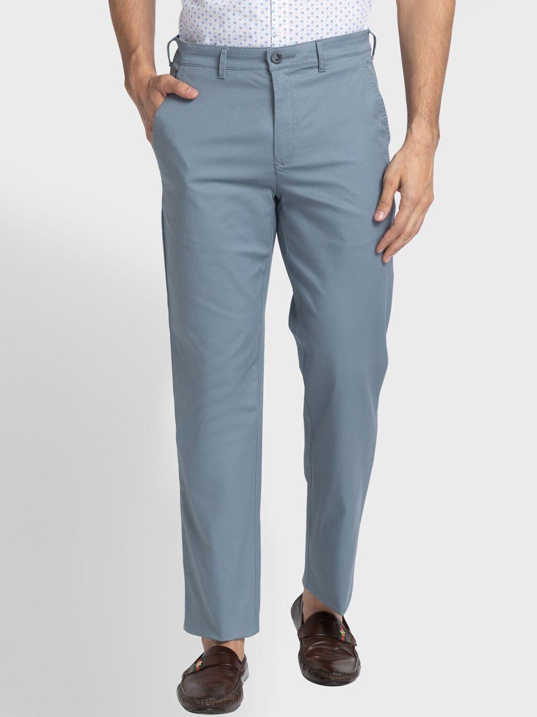 colorplus men grey chinos trousers