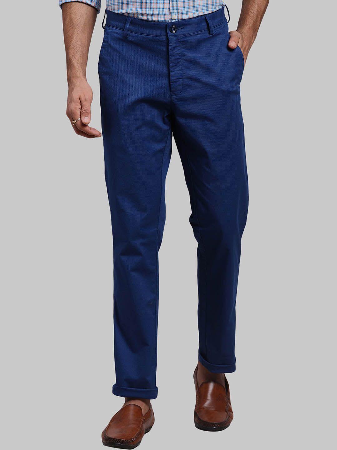 colorplus men mid-rise slim fit chinos