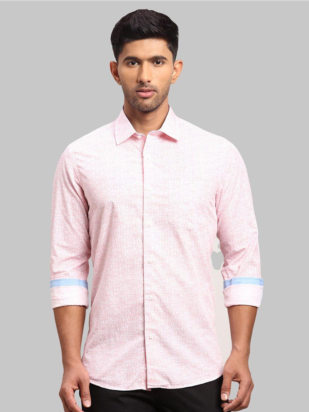 colorplus men printed cotton casual shirt