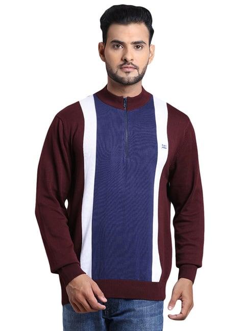 colorplus multi cotton tailored fit striped jacket
