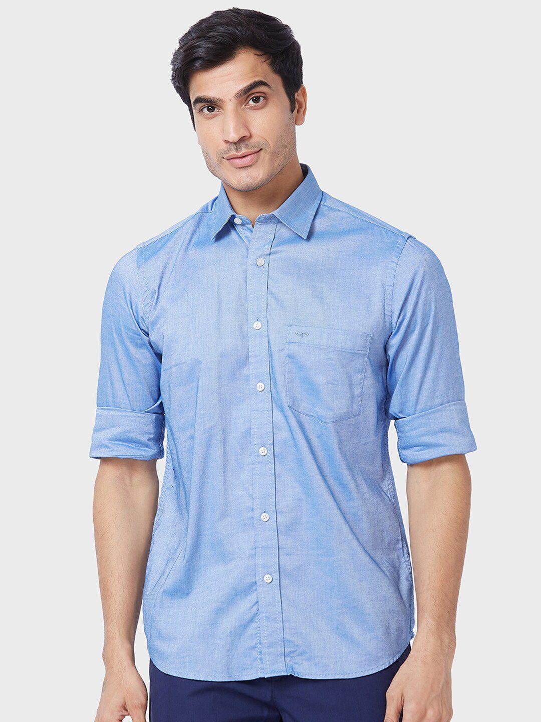 colorplus tailored fit spread collar cotton shirt